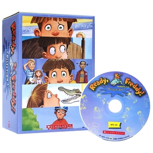 华研原版 弗雷迪系列故事合集10册 英文原版 Ready, Freddy! Collection 1 英文版 儿童英语阅读初级章节桥梁书 进口英语书