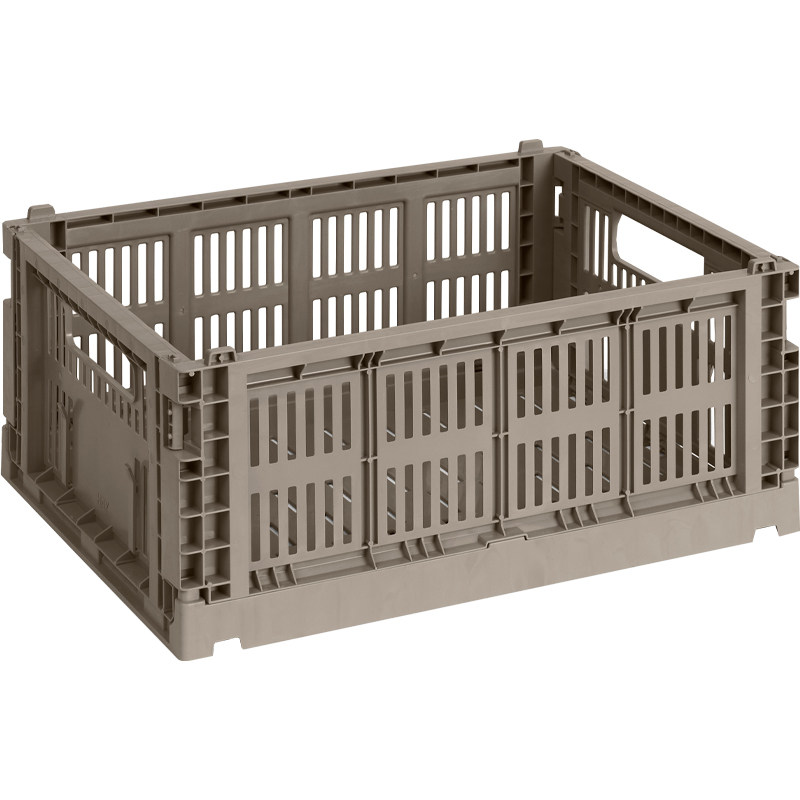 sort丹麦HAY新款可折叠收纳篮塑料筐置物收纳框NEW COLOUR CRATE