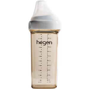 HEGEN宽口径PPSU仿母乳奶瓶330ml