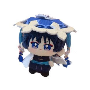 原神周边流浪者散兵坐姿娃娃挂件万叶神里绫人毛绒团子挂饰玩偶礼