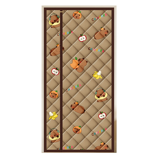 棉门帘挡风防寒家用冬季加厚保温农村平房防风保暖磁吸磁条免打孔