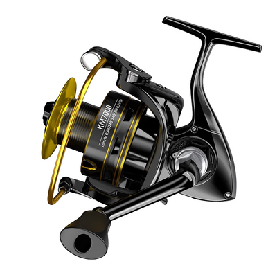 新款路亚纺车轮金属斜口线杯正品