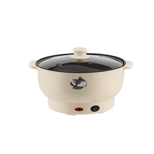 多功能家用电煮锅宿舍学生煮面小电锅小型单人火锅炒菜蒸煮一体锅