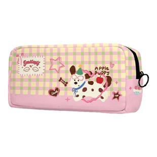 奥松原创薄荷粉笔袋文具盒超火简约奶呼呼帆布儿童可爱大容量高颜值ins风小学生初中女生小众不撞款2025新款