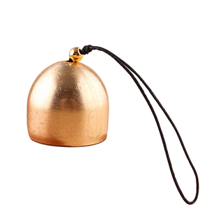 黄铜纯铜铜铃铛配件diy响声大风铃挂件门挂铜铃猫咪狗狗吊坠圣诞