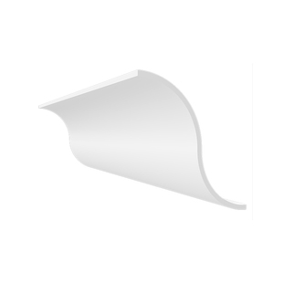 定制S型圆弧GRG石膏线包梁装饰弱化房梁客厅横梁装饰异形造型吊顶