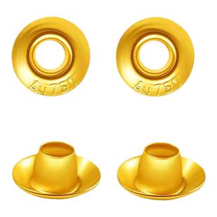 18k金路路通贴片转运珠珍珠通孔隔片吊坠帽diy手工材料手项链配件