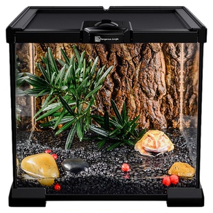 木纹玻璃缸乌龟缸雨林缸造景水陆缸守宫角蛙蜘蛛雨林蝎饲养箱网箱
