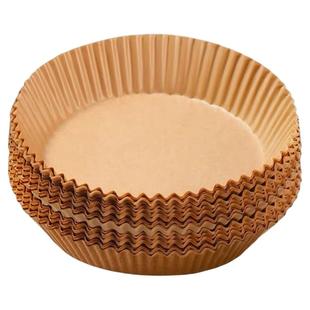 空气炸锅专用纸烤箱家用吸油纸托食品级硅油纸盘烘焙纸垫锡纸烘烤