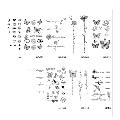 中国防水15天纹身贴仿真不反光