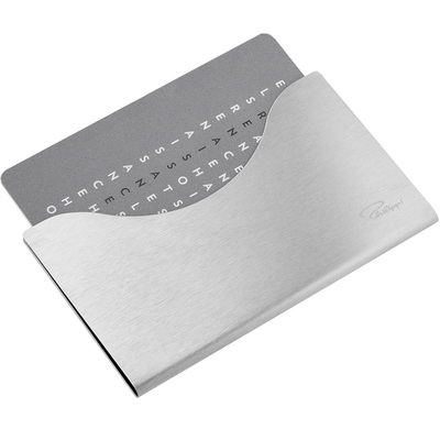 不锈钢超薄卡夹简约防盗刷小卡包