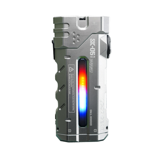 LOOP GEAR 户外多功能手电筒远射强光充电超长续航SK05PRO银色