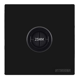 空白面板带出线孔装饰盖板86型穿线插座电视墙壁堵洞遮挡穿孔白板