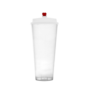 一次性防漏杯盖90口径透明89口纸杯喜茶700杯盖 蓝塞古茗磨砂杯盖