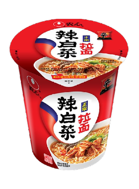农心辣白菜泡面速食免煮杯面