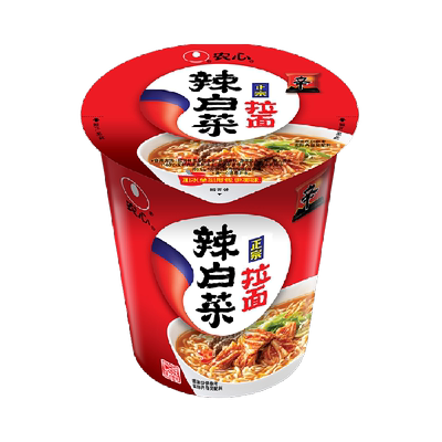 农心劲道Q弹辣白菜杯面70g*6杯