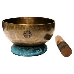 尼泊尔颂钵音疗瑜伽冥想钵梵音钵盂手工铜罄法器佛音碗静心桑塔钵