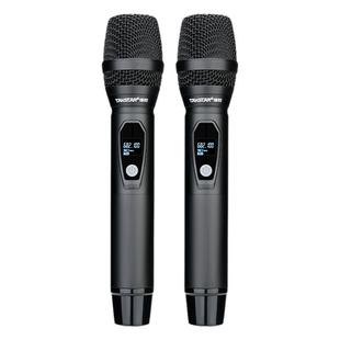 得胜TS-K300无线麦克风一拖二直播K歌户外舞台家庭KTV唱歌话筒