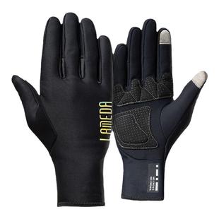 兰帕达冬季防风保暖自行车骑行手套全指触屏山地公路车长指手套