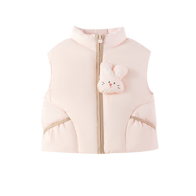 巴拉巴拉婴儿羽绒马甲宝宝外套冬