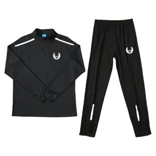 田径体育生俄勒冈训练服男女速干跑步秋冬半拉链长袖长裤反光套装
