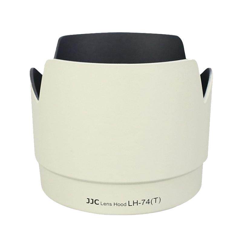 JJC适用佳能ET-74遮光罩EF 70-200MM F4 L IS USM小小白镜头保护罩6D2 5DS 5DSR 90D 80D 77D单反配件