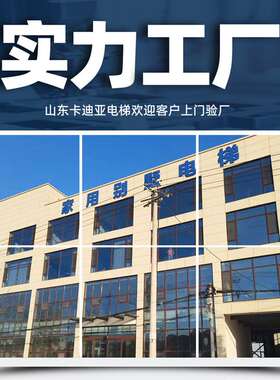 家用电梯二三四五层别墅复式阁楼液压曳引小型观光自建房家庭升降