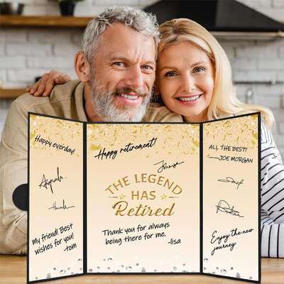 亚马逊新款跨境留言簿退休宾客相册欧美记事定制金箔外贸签到本