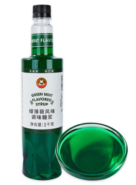 广禧优品绿薄荷风味糖浆1kg
