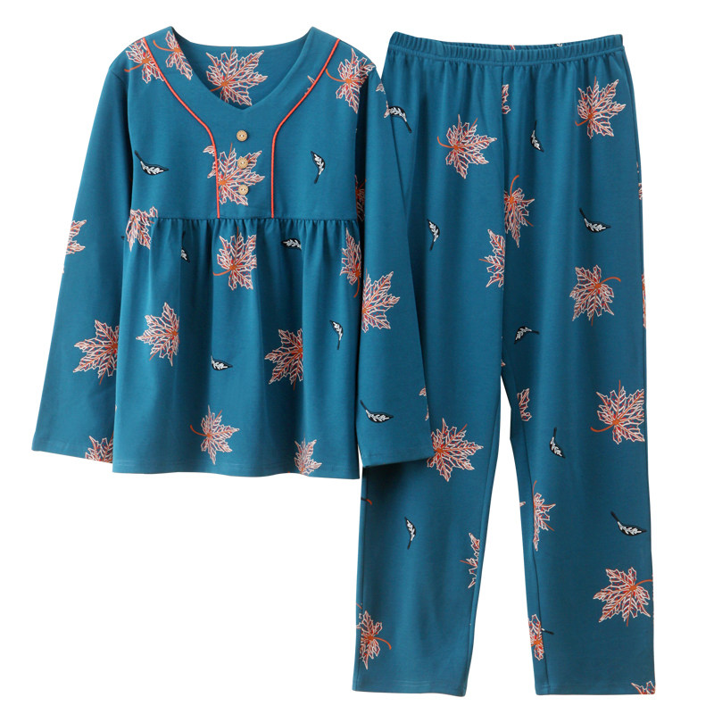可外穿家居服套装女纯棉