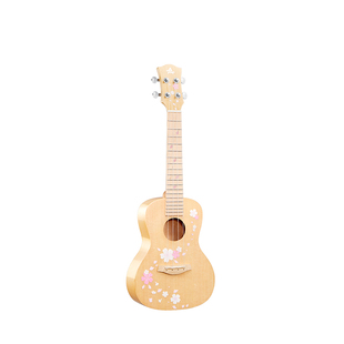 艾吉玛AJIMA樱花尤克里里初学者23寸镜面亮光单板成人女小吉他