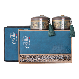 麦辞 淡干海参礼盒空盒高档辽参干货包装盒陶瓷密封罐空礼盒定制