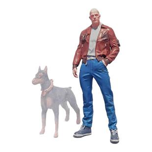 1比18人偶汽车摩托车模型场景微缩手办兵人礼物电影系列杰森