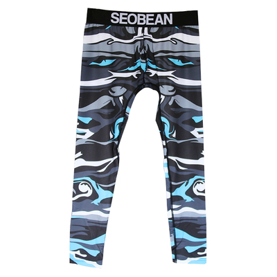 紧身男内穿速弹力运动冰丝保暖裤