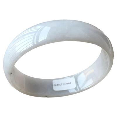 老坑a货贵妃白底带证书翡翠手镯