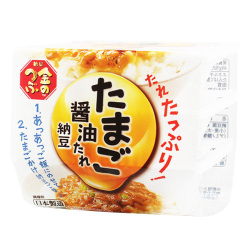 日本原装进口即食纳豆mizkan纳豆鸡蛋酱油味拌饭拉丝发酵 包邮