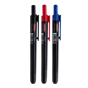 才德190按动记号笔油性防水工业打点笔可按压伸缩笔无笔帽马克笔