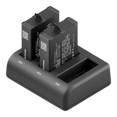 苏奔适用DJI大疆Action4电池耐低温长续航Action6/5pro/3/Osmo360运动相机配件原装快充电仓盒备用米丢官方