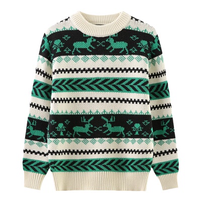 男童套头毛衣秋冬款舒适新款儿童装大男孩加厚针织衫春秋冬季洋气