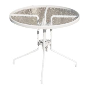 网红白色户外桌椅庭院带伞套装室外露天铁艺奶茶店防水防晒遮阳伞