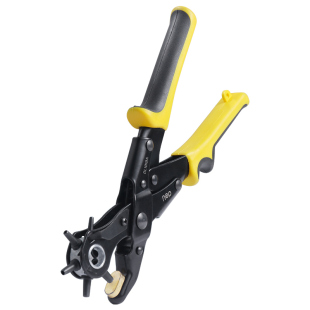 得力皮带打孔器家用腰带打孔钳手表带包包打眼小型打洞机工具