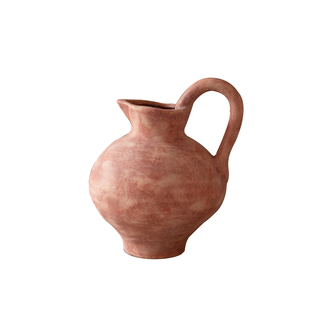 中古手作陶瓷花瓶侘寂风陶艺客厅民宿插花鲜花水培餐桌装饰品摆件