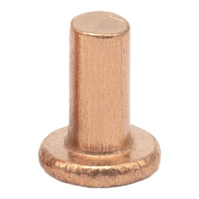 【按斤批发】紫铜平头实心铆钉