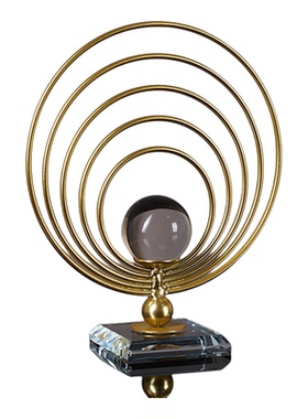 创意吊坠水晶球摆件轻奢家居