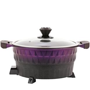 傻厨多功能电火锅电热锅电炒锅电煮锅 柴火饭锅巴粥电饭锅 不粘锅