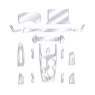 适用23款尼桑奇骏内饰保护膜中控排挡仪表盘导航屏幕透明贴膜改装