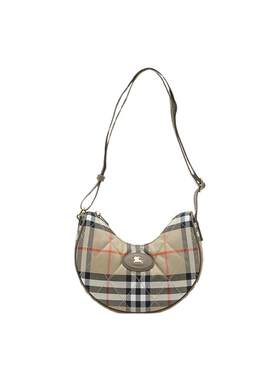 【自营】BURBERRY/博柏利新款经典骑士徽标格纹女士单肩斜挎包