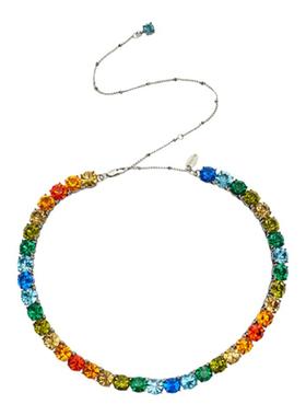 CISSY SHI【宋茜同款】镶嵌宝石彩钻波西米亚项链女气质锁骨颈链