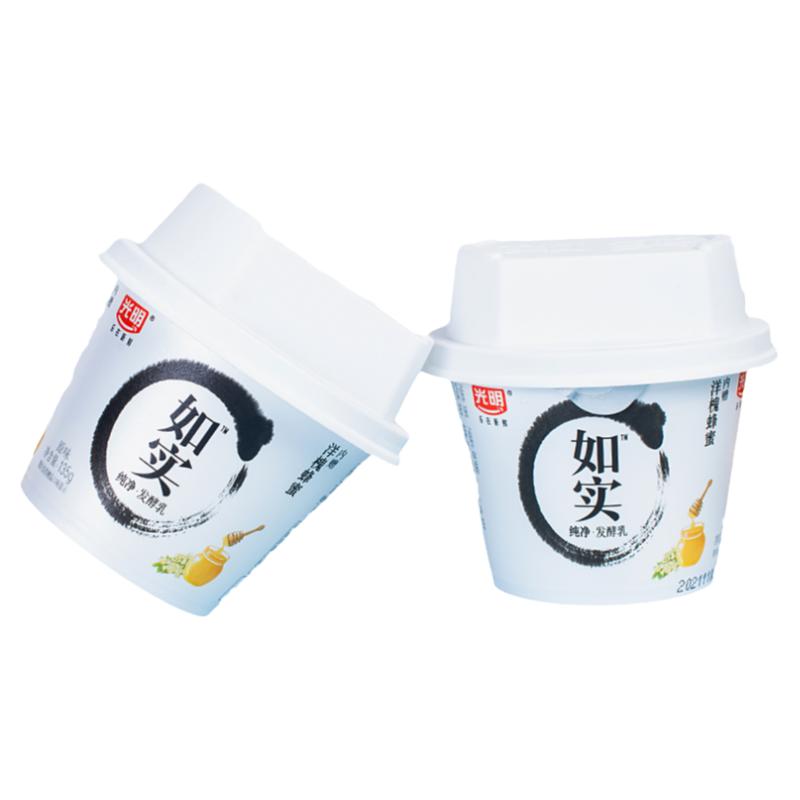 光明如实酸奶135g*12杯蜂低温奶
