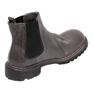 英伦风切尔西靴男秋冬男士马皮皮鞋高帮真皮短靴马丁靴手工皮靴子